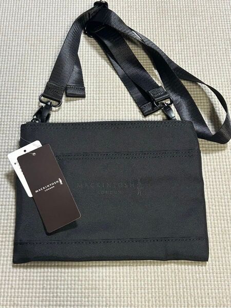 MACKINTOSH PHILOSOPHY ショルダーバッグ サコッシュ ブラック タグ付き未使用品