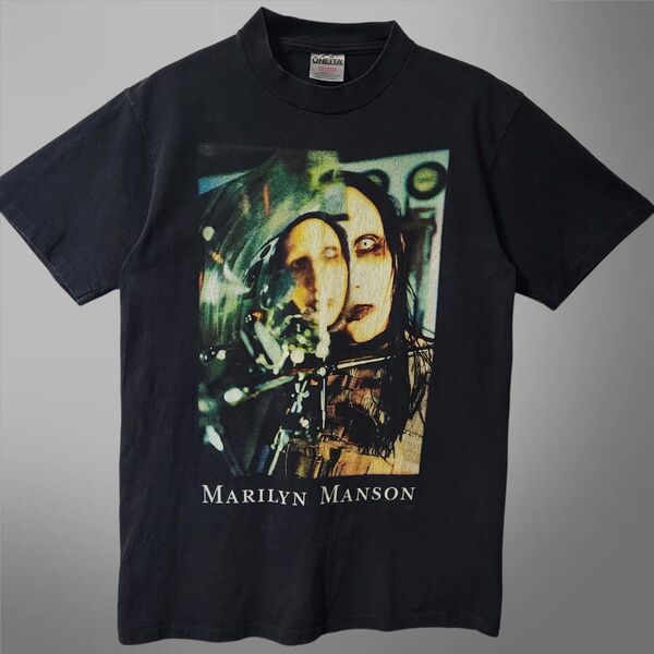 90s MARILYN MANSON マリリンマンソン The Beautiful People バンド Tシャツ バンT 黒 M