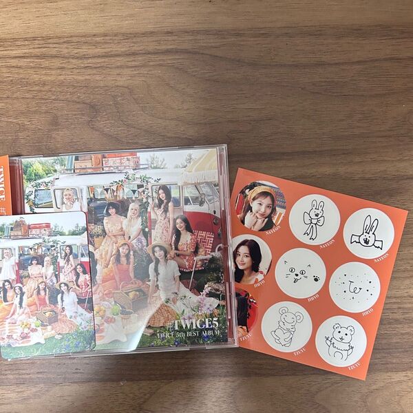 初回限定盤 TWICE 5th BEST ALBUM #TWICE5 トレカ付き