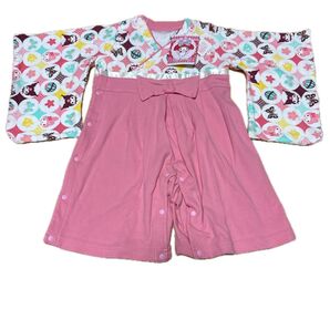 サンリオ マイメロディ 袴ロンパース ベビー袴 ピンク 70 女の子 新品未使用 タグ付き