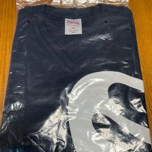 新品 未使用 カーブス curves tシャツ トップス ネイビー&ホワイト