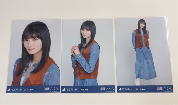 乃木坂46 生写真 3種コンプ 遠藤さくら ボヘミアン