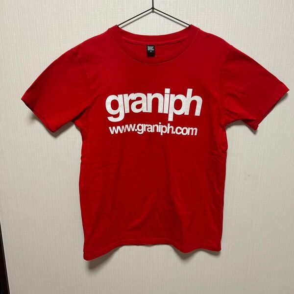 graniph Tシャツ レッド グラニフ UNISEX Mサイズ 男女兼用