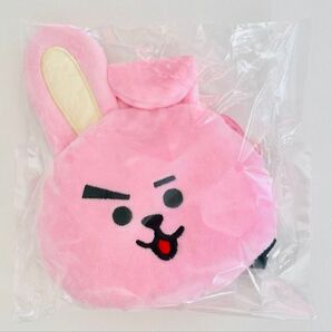 BT21 COOKY リール付き ぬいぐるみパスケース