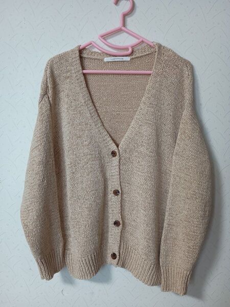 Lugnoncure カーディガン ベージュ Fサイズ