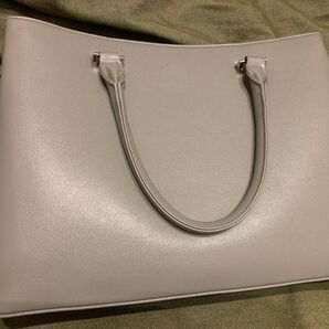 トートバッグ ハンドバッグ 2way ビジネス グレー シンプル マザーバッグ