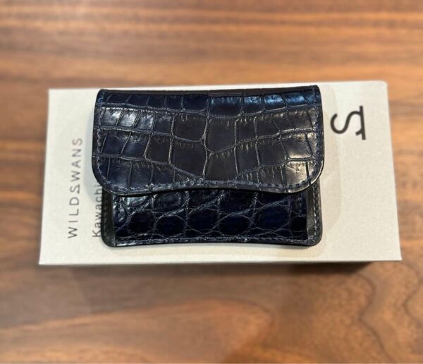 WILDSWANS 藍染クロコ タング 別注 極美品 コインケース 小銭入れ ワイルドスワンズ 財布