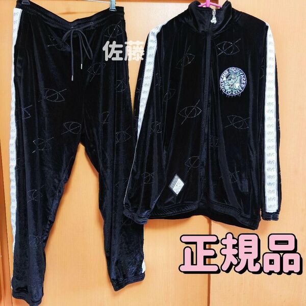 正規品 kry×GALFY ぴかぴかラインストーンSETUP 黒×紫 地雷系