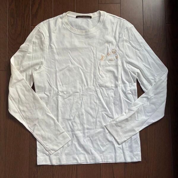 LOUIS VUITTON ルイヴィトン 長袖 Tシャツ ホワイト XS