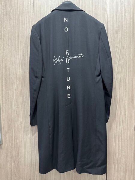 ヨウジヤマモト NO FUTURE YOHJI YAMAMOTO チェスターコート ブラック コート