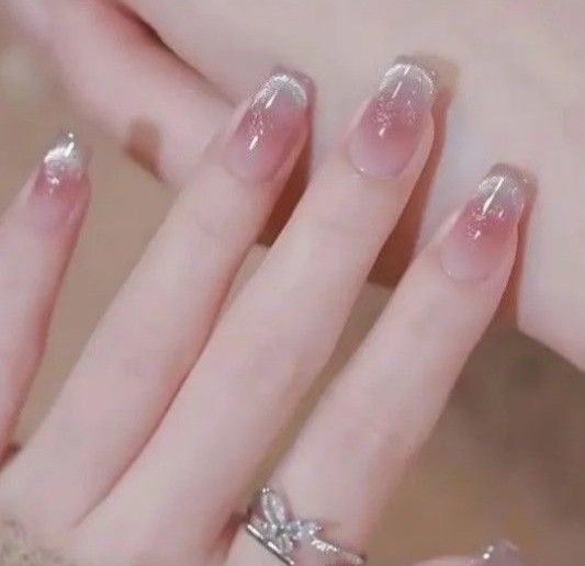 ネイルチップ キャットアイマグネット ピンク24枚set ご購入は質問より♪