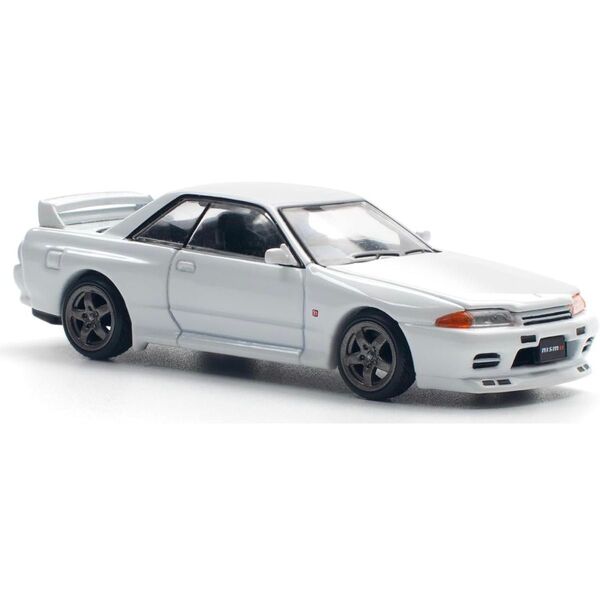 POP RACE ポップレース 1/64 ニッサン GT-R R32 ホワイト 2台