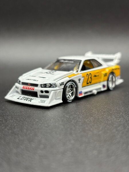 ホットウィール シルエット 日産 スカイライン LB-ER34 リバティウォーク カスタム
