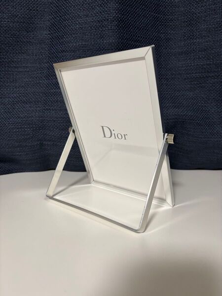 未使用品 レア ディオール Dior スタンドミラー 卓上ミラー 鏡 フォトフレーム ノベルティ クリスチャンディオール