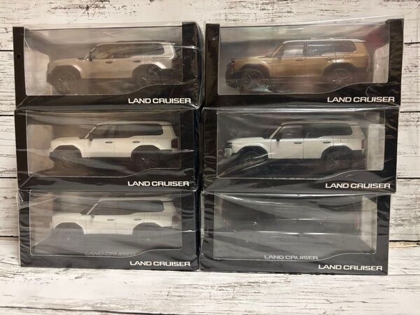 まとめ売り 新型ランドクルーザー250 トヨタ カラーサンプル 1/30 6種 ミニカー ランクル