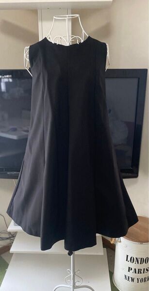 美品31 Sons de mode Aラインワンピース フレア ワンピース 黒