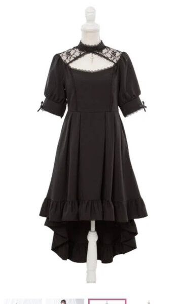 美品DearMyLove 闇十字架フィッシュテールワンピース