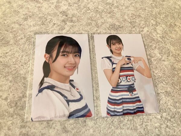 日向坂46 平尾帆夏 ミニ生写真 2種コンプ ミニフォトブロマイドカード