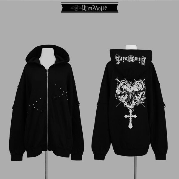 ディムモアール Sickness パーカー DimMoire ブラック