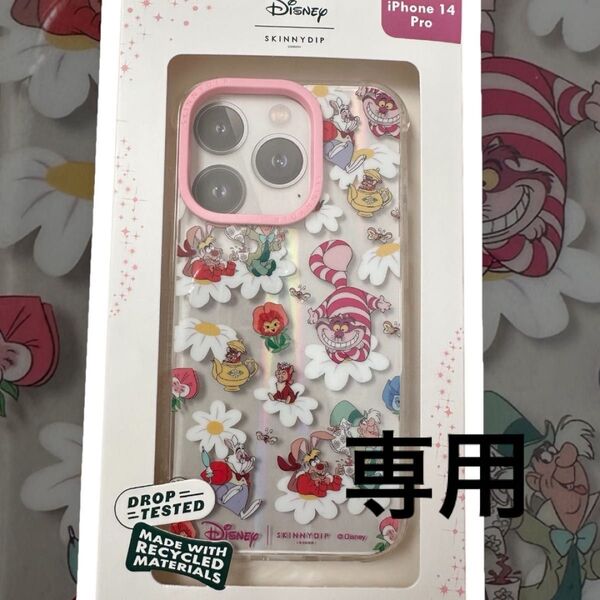 SKINNYDIP iPhoneケース iPhone14 Pro ディズニー 不思議の国のアリス アリスインワンダーランド
