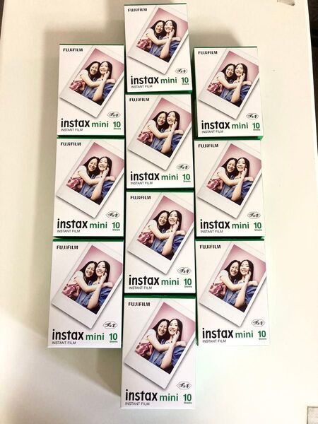 《新品未開封》FUJIFILM チェキフィルム instax mini 10枚×10箱セット(100枚)
