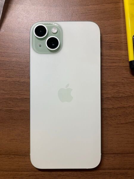 iPhone 15 Plus 128GB バッテリー95パー 限定保証8月まで グリーン