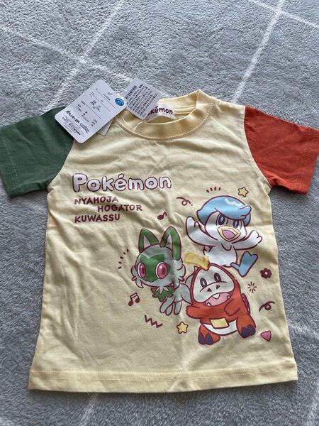 しまむら ポケモン Tシャツ 半袖 ホゲータ ニャオハ クワッス