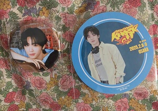 BOYNEXTDOOR ボネクド ボイネク ツアーKNOCK ON 缶バッジ コースター 2点セット