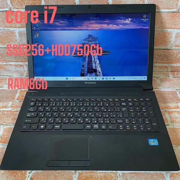 Lenovo B590 i7 SSD256G HDD750G RAM8G ブルーレイ再生OK
