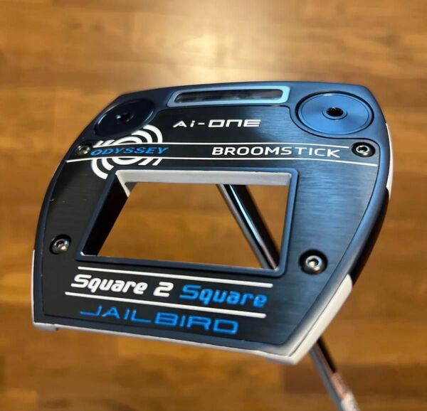 オデッセイ BROOMSTICK JAILBIRD Square2 パター 45インチ ブルームスティック スクエア2