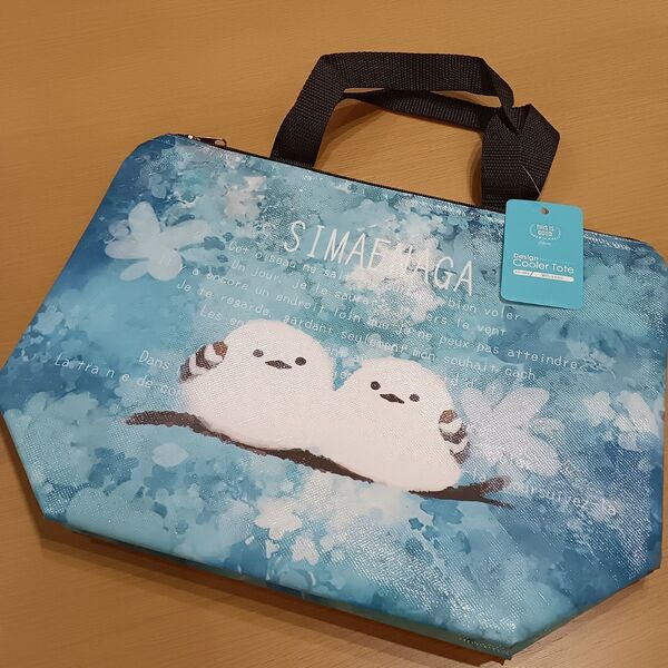 【新品】クーラーバッグ 雪花 シマエナガ 保冷バッグ トートバッグ