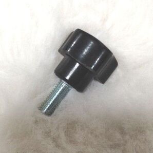 ★残り1点★M6*25*15 ねじ式 インレイド 1個 スターノブ ローレットノブ クランプノブ クランプグリップ ベークライト