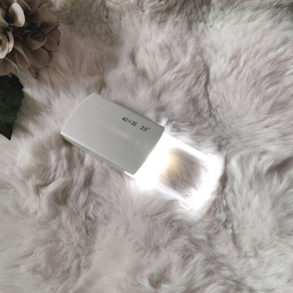 ★残り1点★ 拡大鏡 ルーペ 携帯用 真実6倍 宝石鑑定用 ジュエリールーペ LEDライト 虫眼鏡 高齢者 読書 検査 探検用