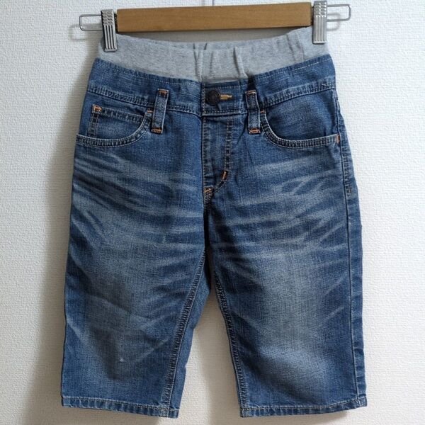EDWIN★デニムハーフパンツ 130cm