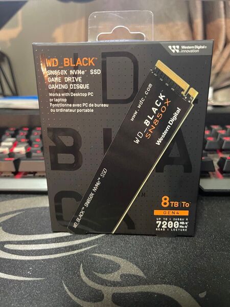 Western Digital SN850X 8tb SSD WD