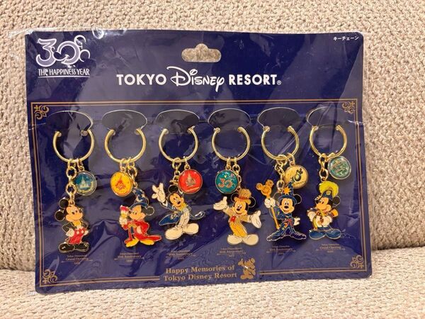 東京ディズニーリゾート 30周年 キーチェーン