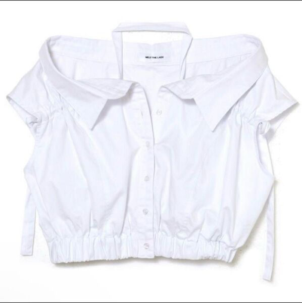 melt the lady メルトザレディ halter neck nano shirt ホワイト