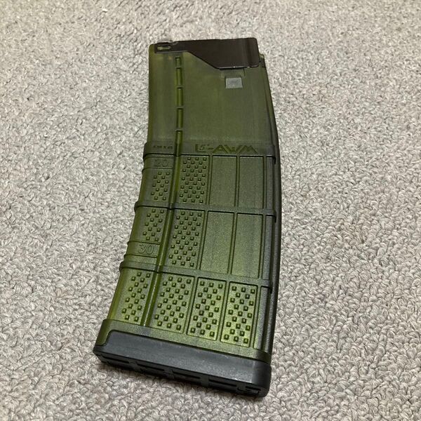 LANCER SYSTEMS ランサー 実物 マガジン グリーン トレポン PTW加工済み