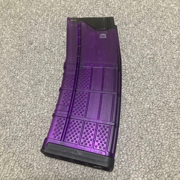 LANCER SYSTEMS ランサー 実物 マガジン パープル トレポン PTW加工済み