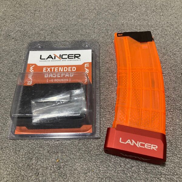 LANCER SYSTEMS ランサーマガジン 実物 オレンジ トレポン加工済み