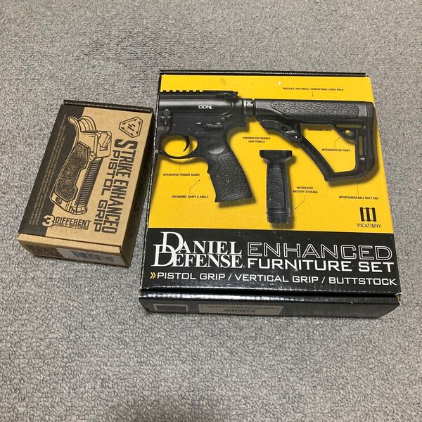 DANIEL DEFENSE ダニエルディフェンス ストック グリップセット 実物+SI ピストルグリップ 実物