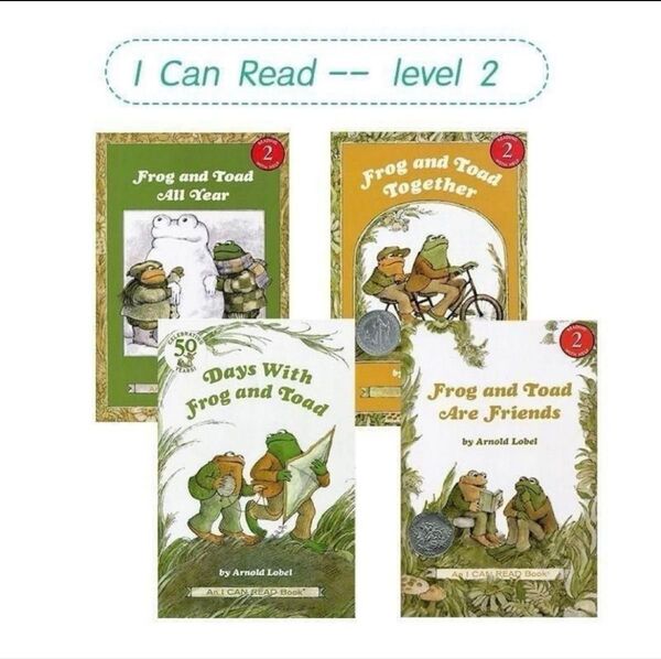 I can read Frog and Toad 4冊 新品 英語絵本 子供絵本 外国語絵本 児童書