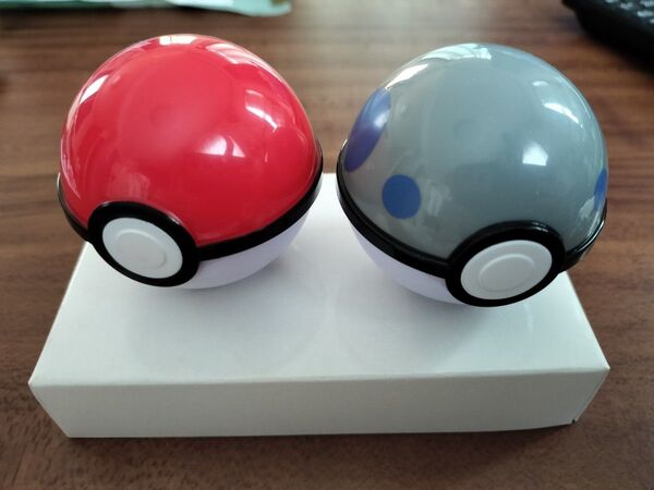 ポケットモンスター モンスターボール ガチャ 空 ケースのみ ポケモン 中古品 2個 ガチャガチャ カプセルのみ