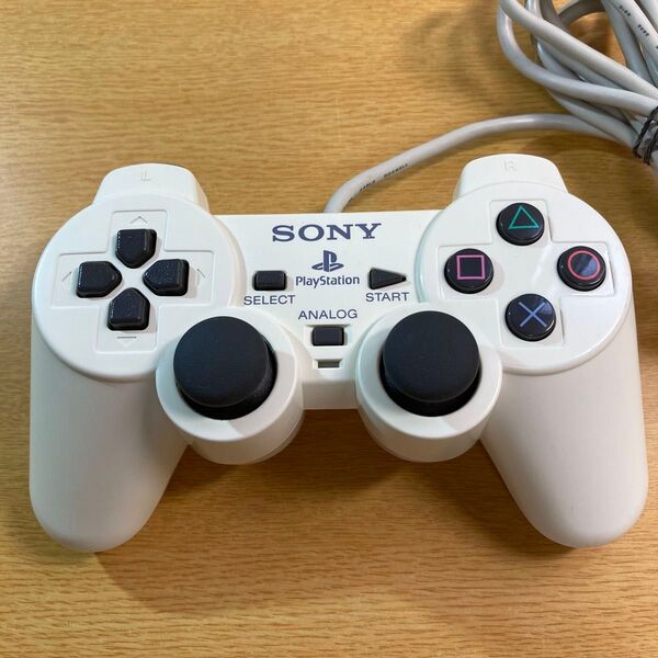 SONY純正PS2アナログコントローラー デュアルショック2 セラミックホワイトA