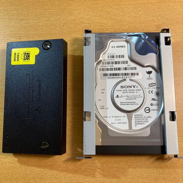 ジャンク PS2 ネットワークアダプター HDD ハードディスクドライブ BBユニット A