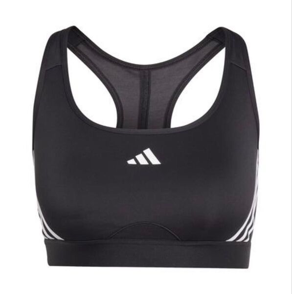 アディダス(adidas)(レディース)Powerimpact トレイン ミディアムサポート スリーストライプスブラ Mサイズ