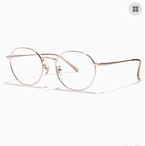 JINS サーモンピンク メガネ 度入り 型番UMF22A210