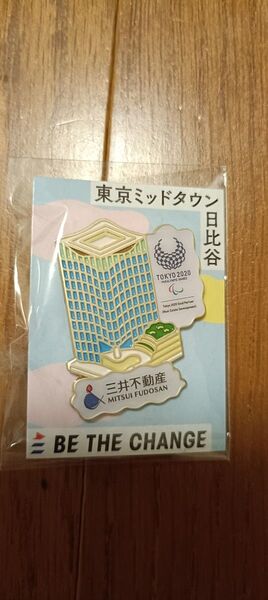 東京2020オリンピックパラリンピック ピンバッジ 三井不動産 非売品 未使用