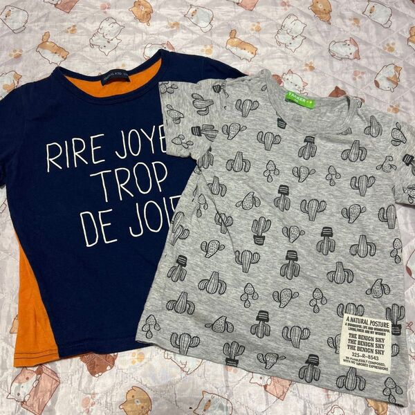 キッズ 半袖Tシャツ 110センチ 2枚セット