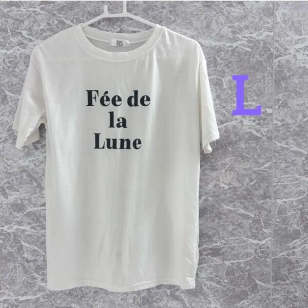 CHIP CLIP 半袖 Tシャツ 白【L】 半袖プリントTシャツ